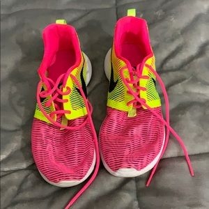Neon mesh Nike sneakers